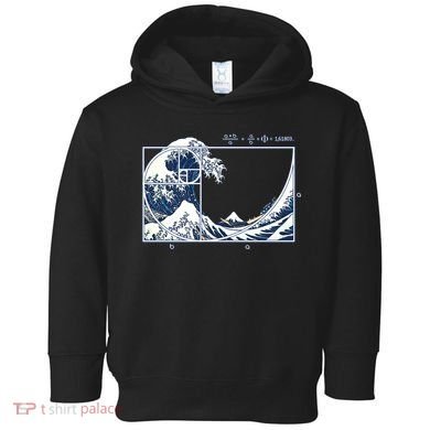 The Great Fibonacci Wave Toddler Hoodie