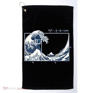 The Great Fibonacci Wave Golf Towel