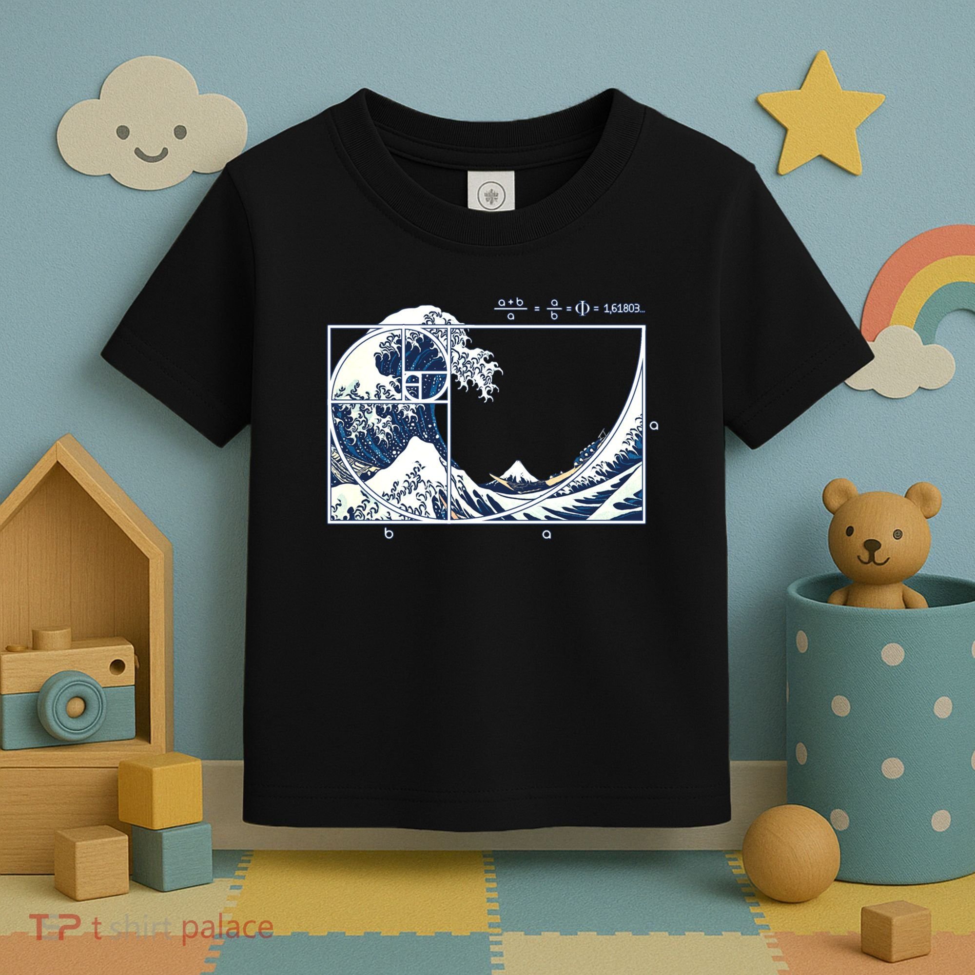The Great Fibonacci Wave Toddler T-Shirt