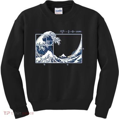 The Great Fibonacci Wave Kids Sweatshirt
