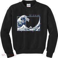 The Great Fibonacci Wave Kids Sweatshirt thumb 0