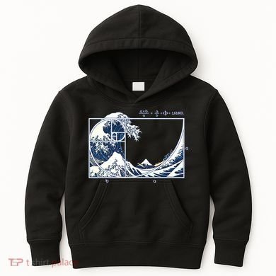 The Great Fibonacci Wave Kids Hoodie