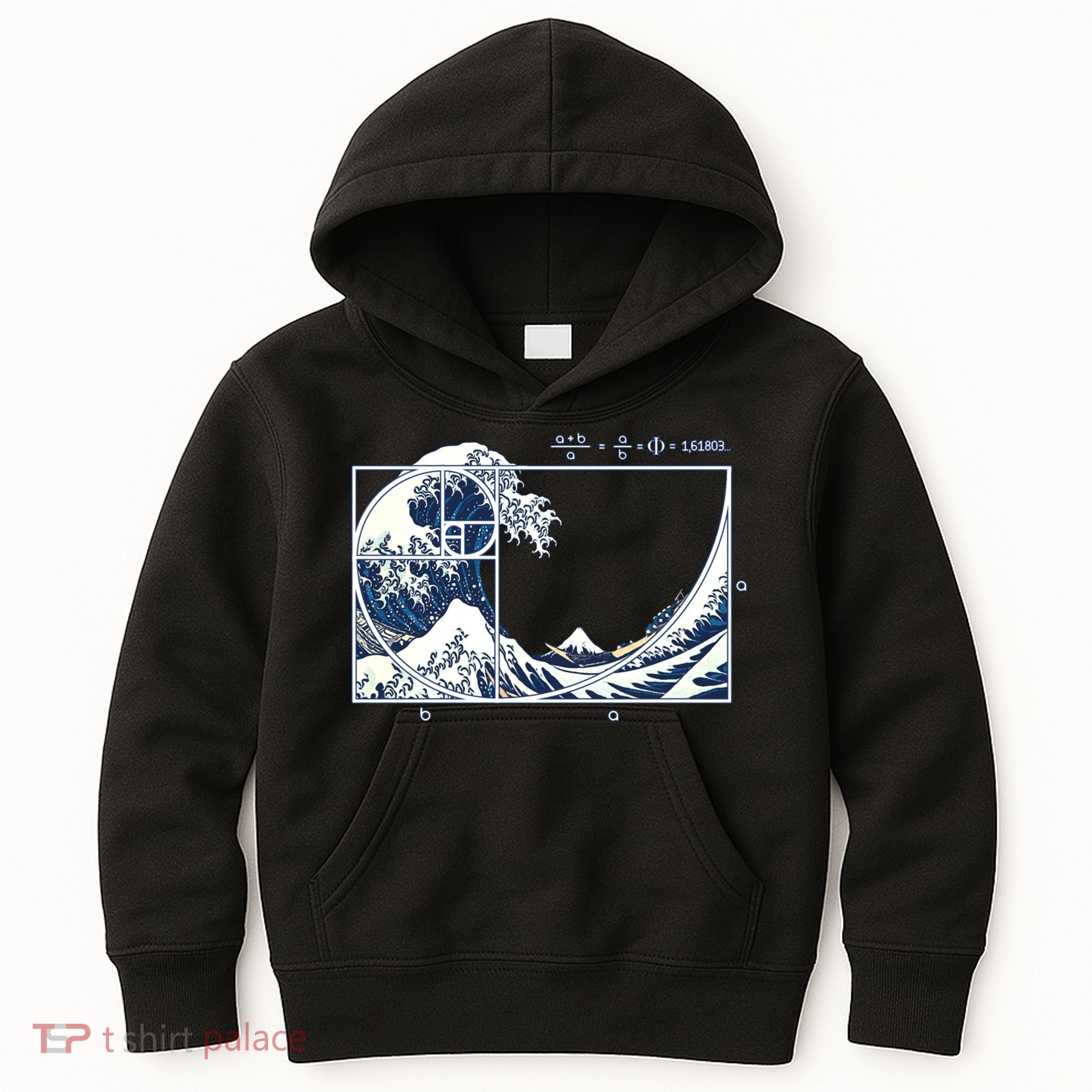 The Great Fibonacci Wave Kids Hoodie