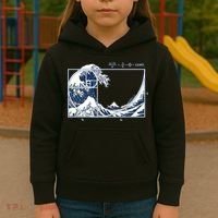The Great Fibonacci Wave Kids Hoodie thumb 3