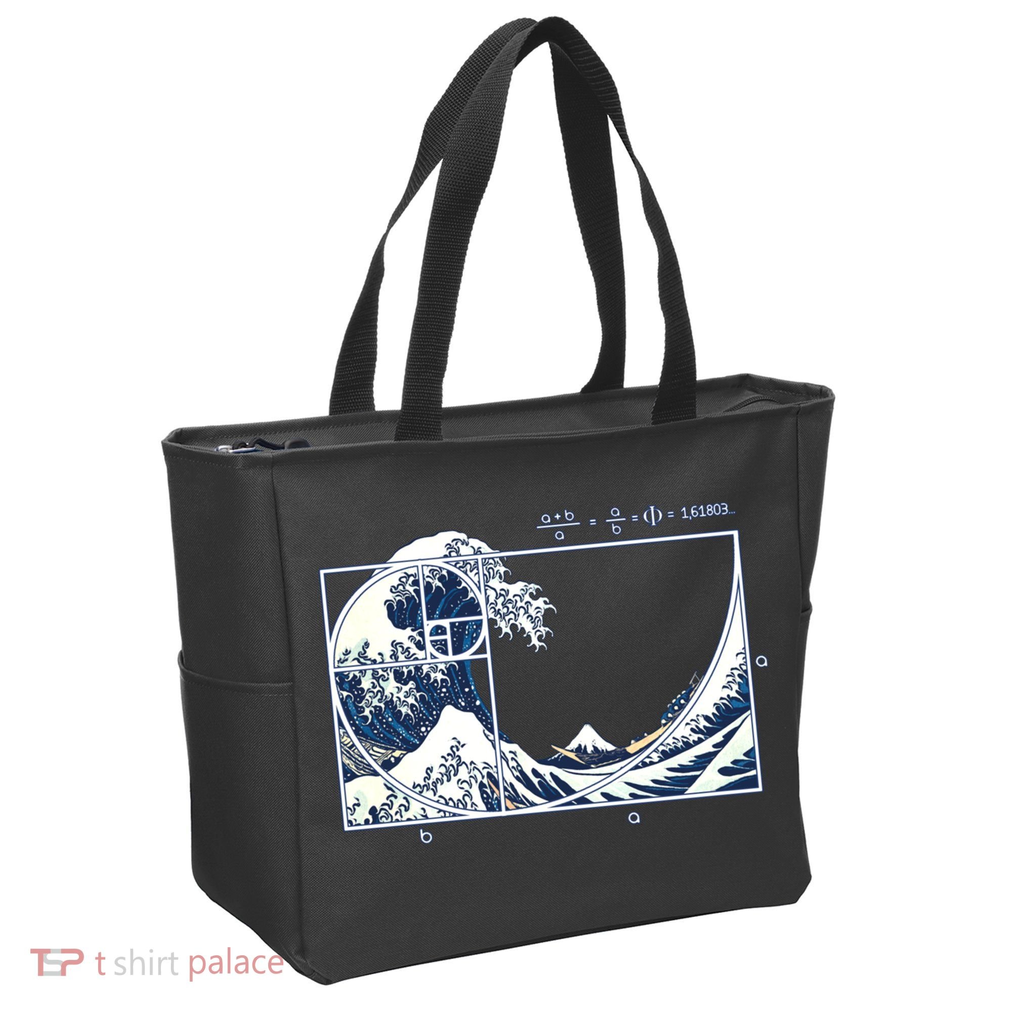 The Great Fibonacci Wave Tote Bag