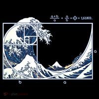 The Great Fibonacci Wave Tote Bag thumb 4