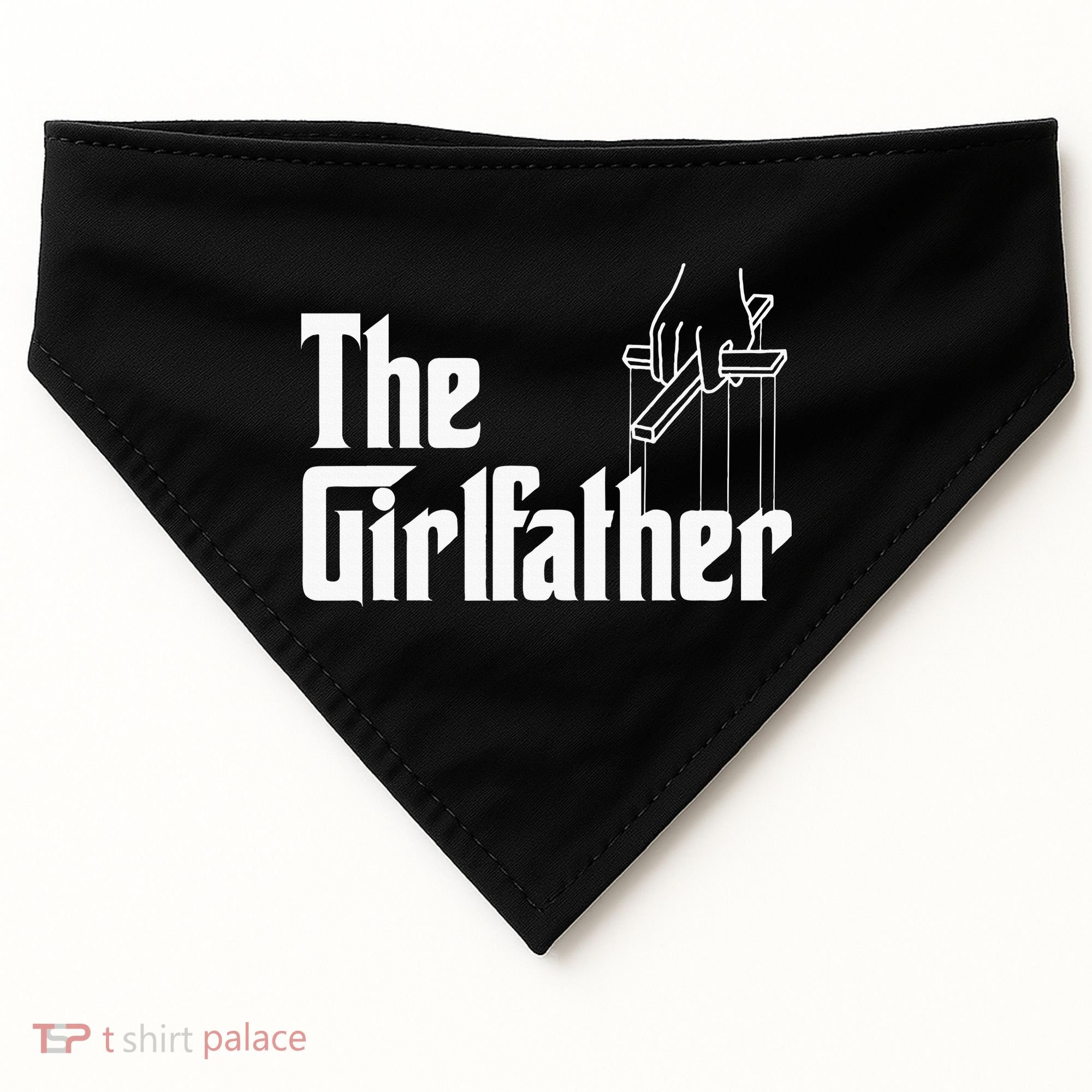 The Girlfather Funny MotherS Day USA-Made Doggie Bandana