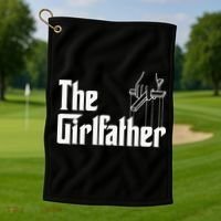 The Girlfather Funny MotherS Day Golf Towel thumb 1