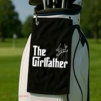 The Girlfather Funny MotherS Day Golf Towel thumb 2