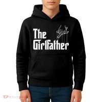 The Girlfather Funny MotherS Day Kids Hoodie thumb 4
