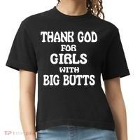 Thank God For With Big Butts Comfort Colors Boxy T-Shirt thumb 0