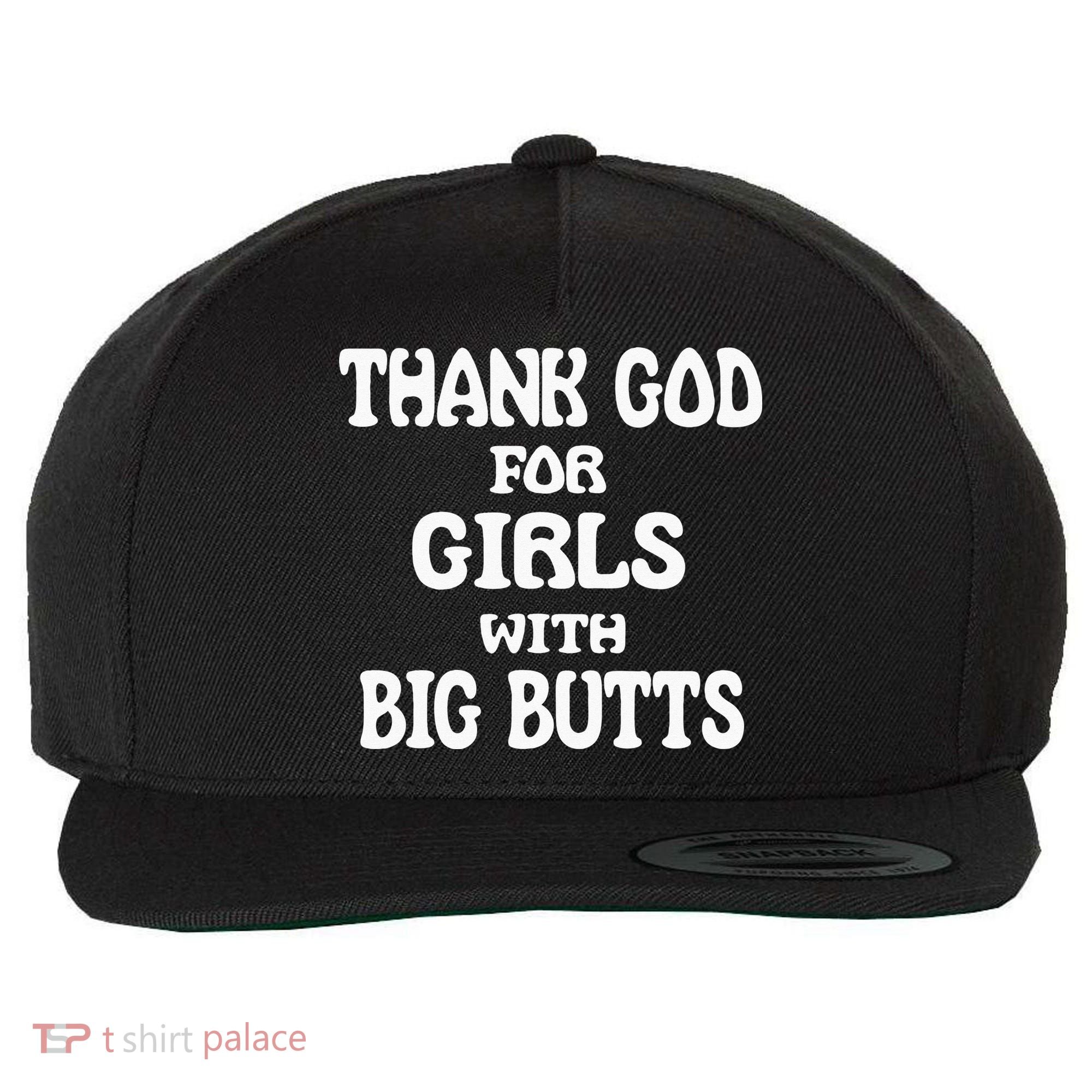 Thank God For With Big Butts Wool Snapback Cap