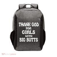Thank God For With Big Butts Vector Backpack thumb 0