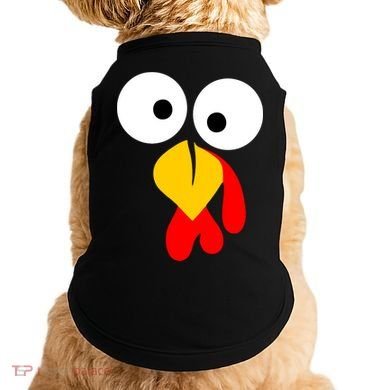 Turkey Gobble Face Costume Doggie Tank