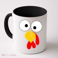 Turkey Gobble Face Costume Coffee Mug thumb 0