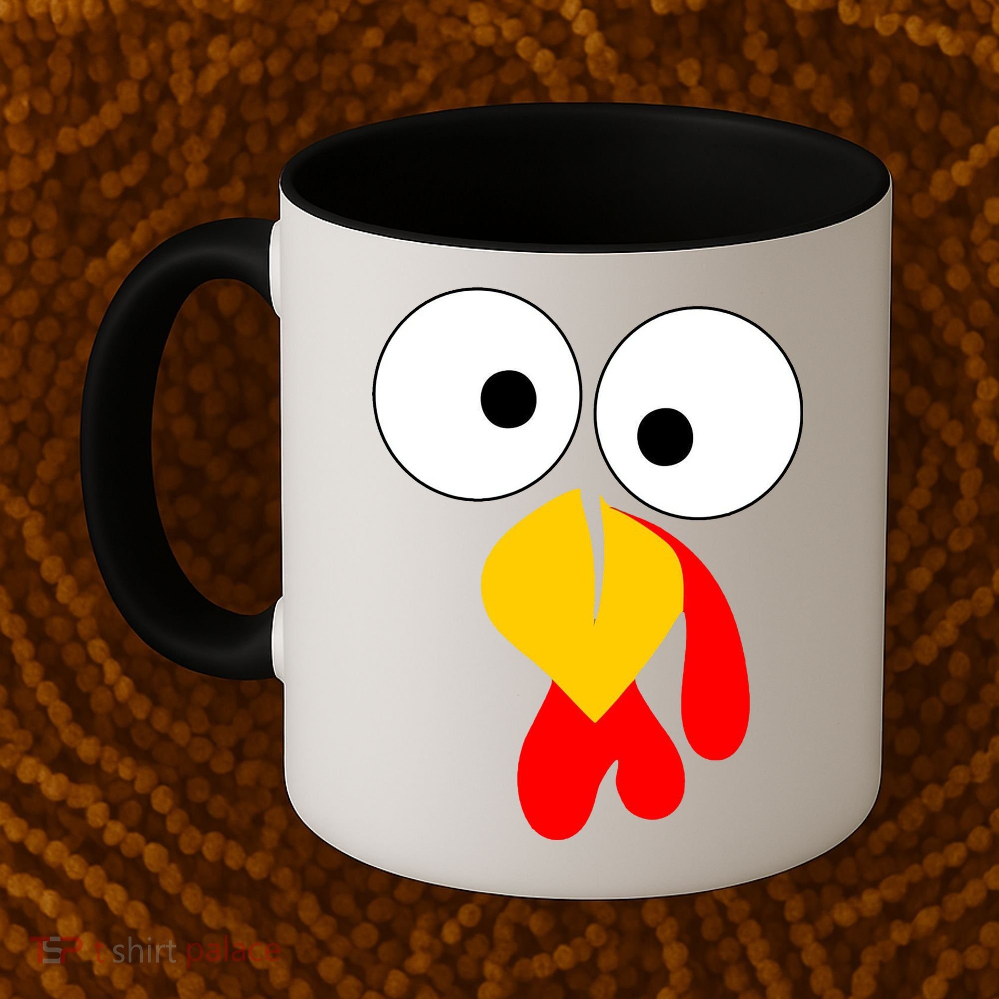 Turkey Gobble Face Costume Coffee Mug