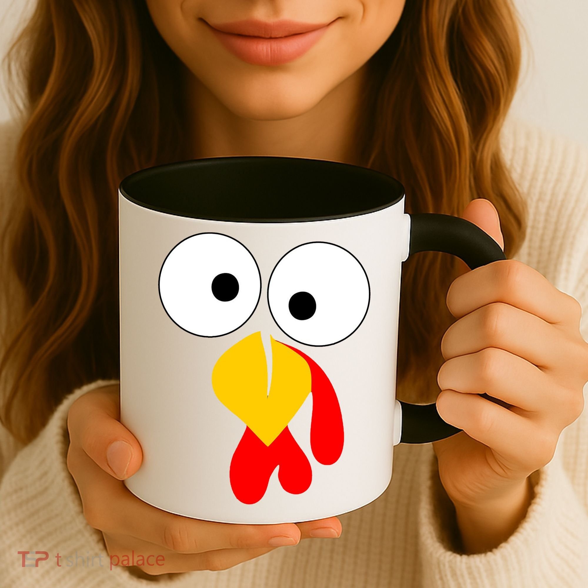 Turkey Gobble Face Costume Coffee Mug