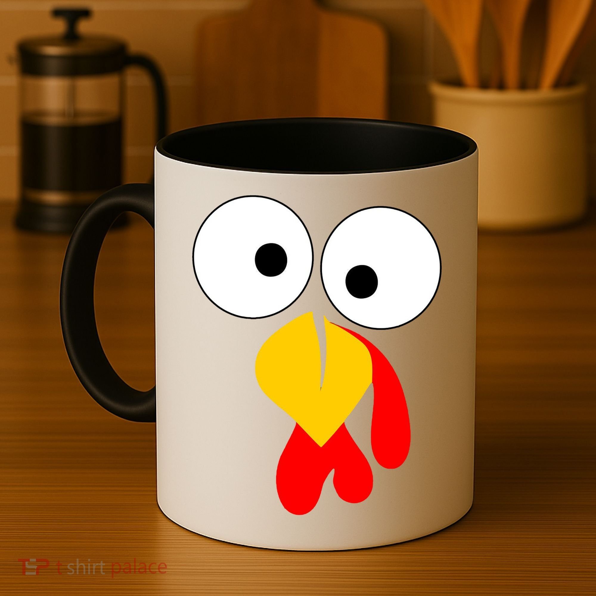 Turkey Gobble Face Costume Coffee Mug