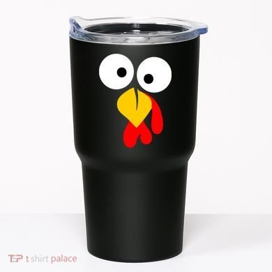 Turkey Gobble Face Costume Tumbler