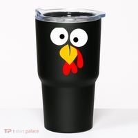 Turkey Gobble Face Costume Tumbler thumb 0