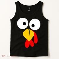 Turkey Gobble Face Costume Tank Top thumb 2