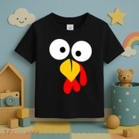 Turkey Gobble Face Costume Toddler T-Shirt thumb 3