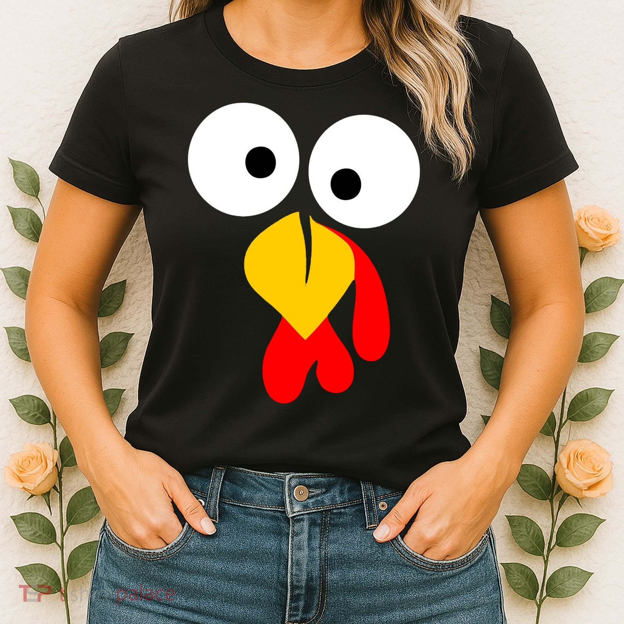 Turkey Gobble Face Costume Women's T-Shirt