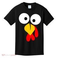 Turkey Gobble Face Costume Kids T-Shirt thumb 0
