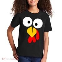 Turkey Gobble Face Costume Kids T-Shirt thumb 2