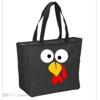 Turkey Gobble Face Costume Tote Bag thumb 2