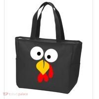 Turkey Gobble Face Costume Tote Bag thumb 3