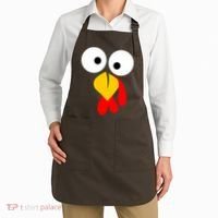 Turkey Gobble Face Costume Apron thumb 2