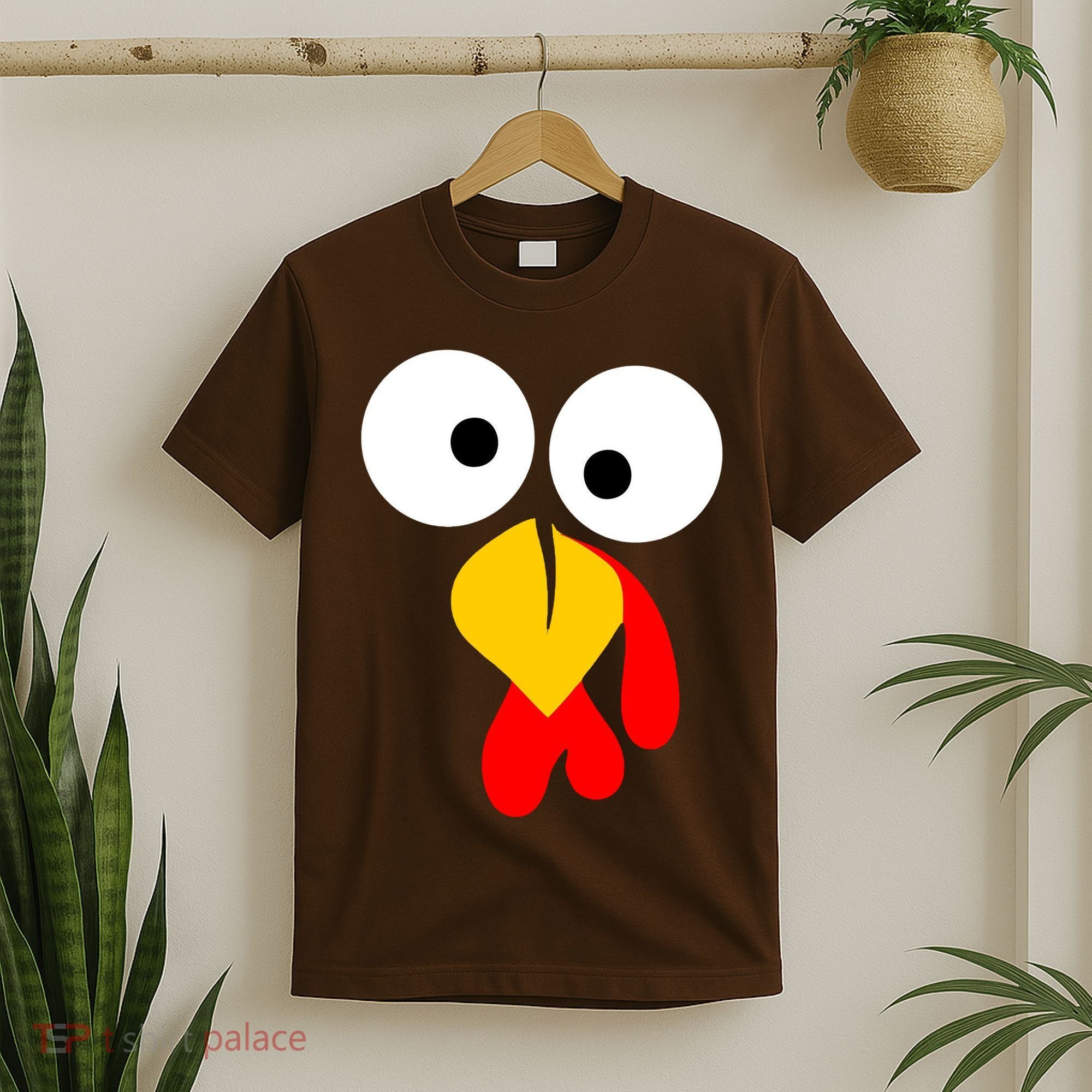 Turkey Gobble Face Costume T-Shirt