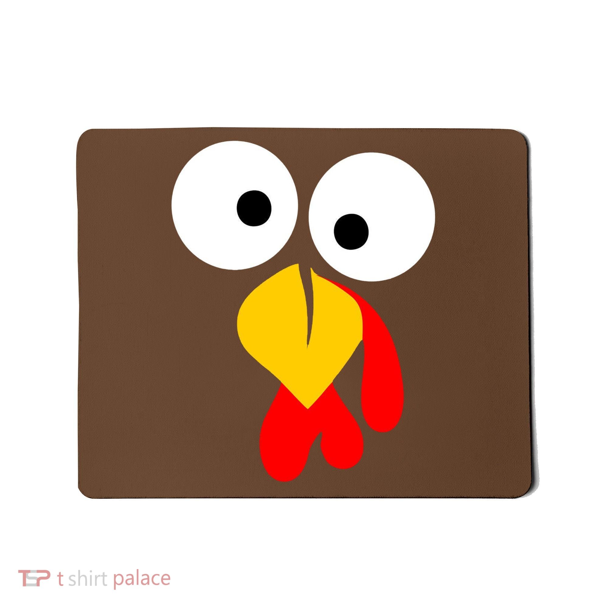 Turkey Gobble Face Costume Mousepad