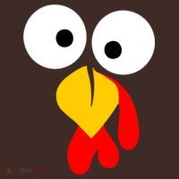 Turkey Gobble Face Costume Baby Bodysuit thumb 2
