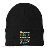 Teacher Gift Funny Last Day Of School Beanie thumb 0
