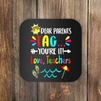 Teacher Gift Funny Last Day Of School Coaster thumb 0