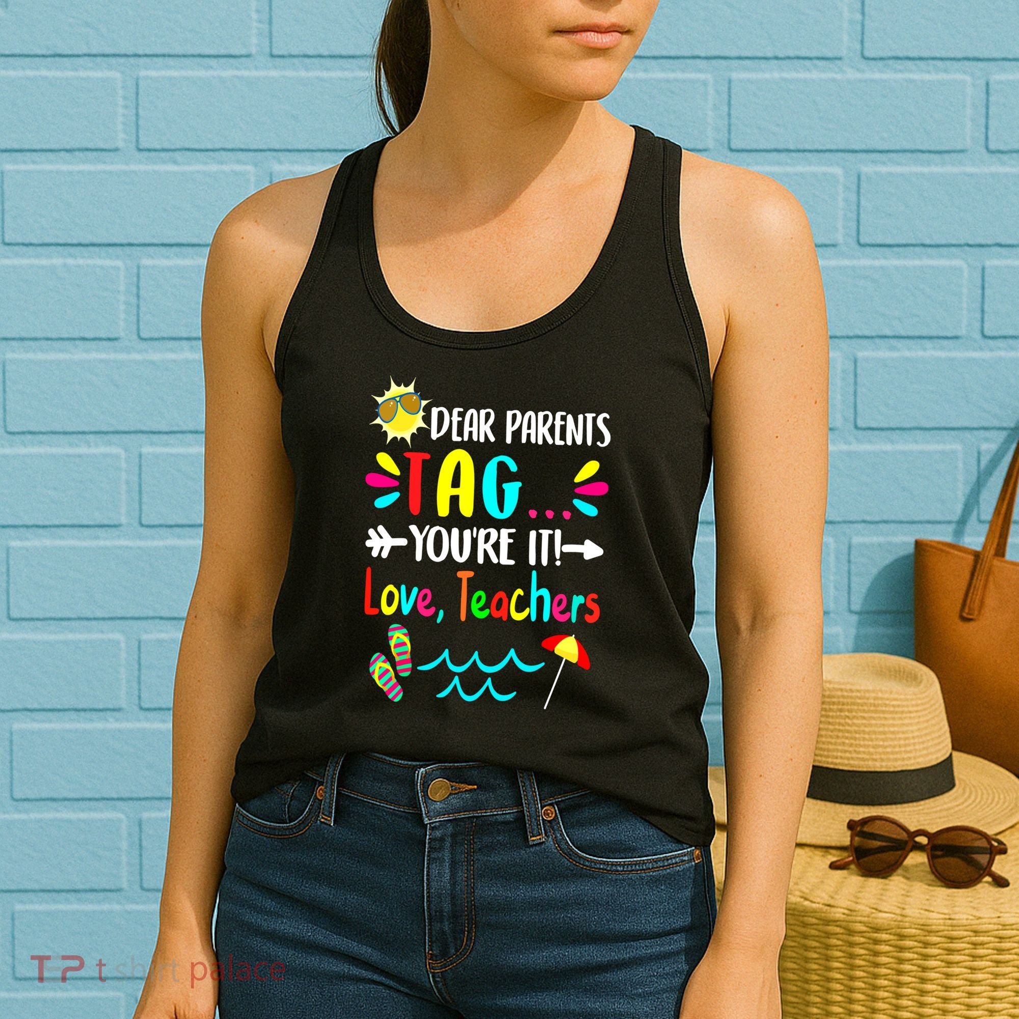 Teacher Gift Funny Last Day Of School Women's Tank Top