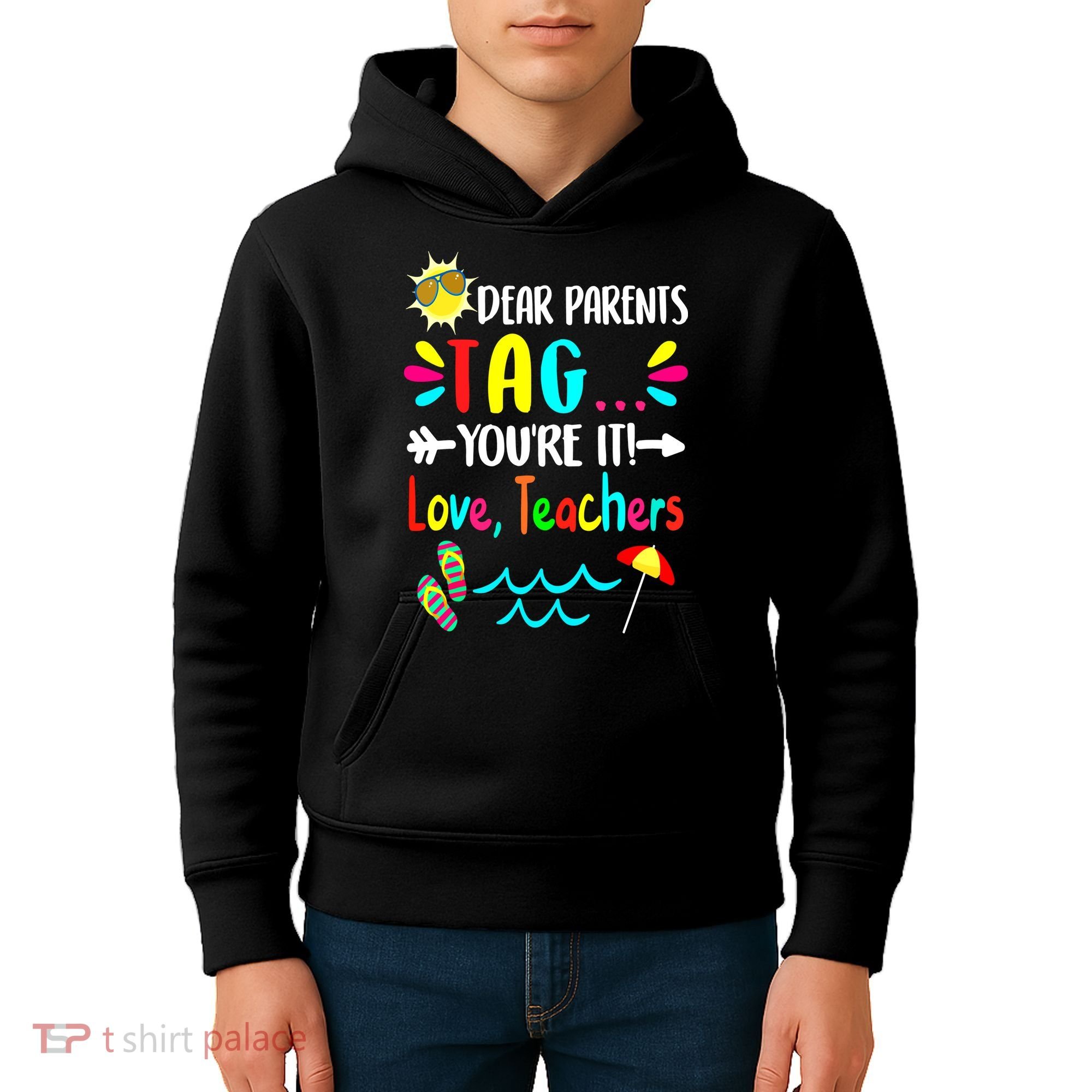 Teacher Gift Funny Last Day Of School Kids Hoodie