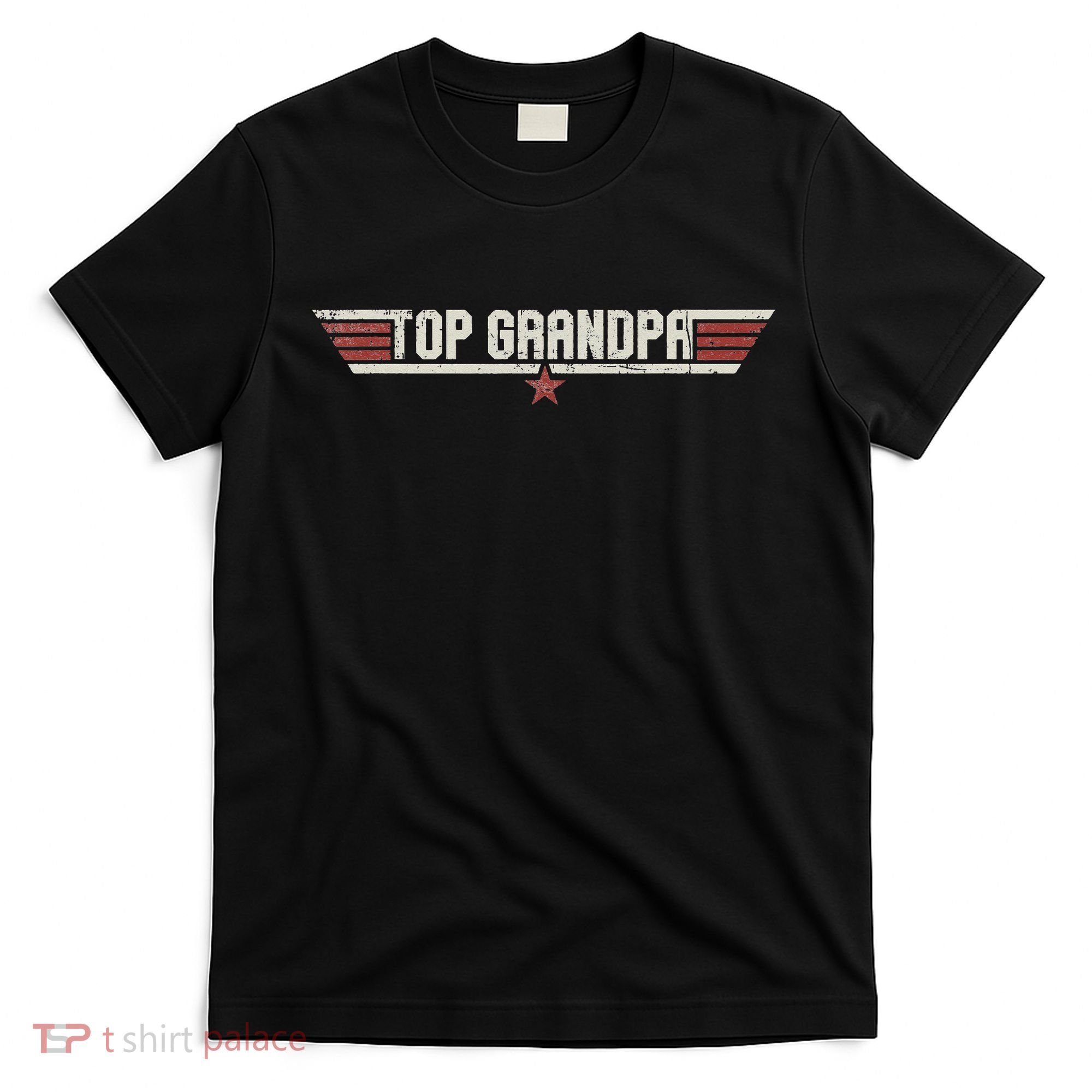 Top Grandpa Funny Vintage 80s 80's Grandfather Father's Day T-Shirt