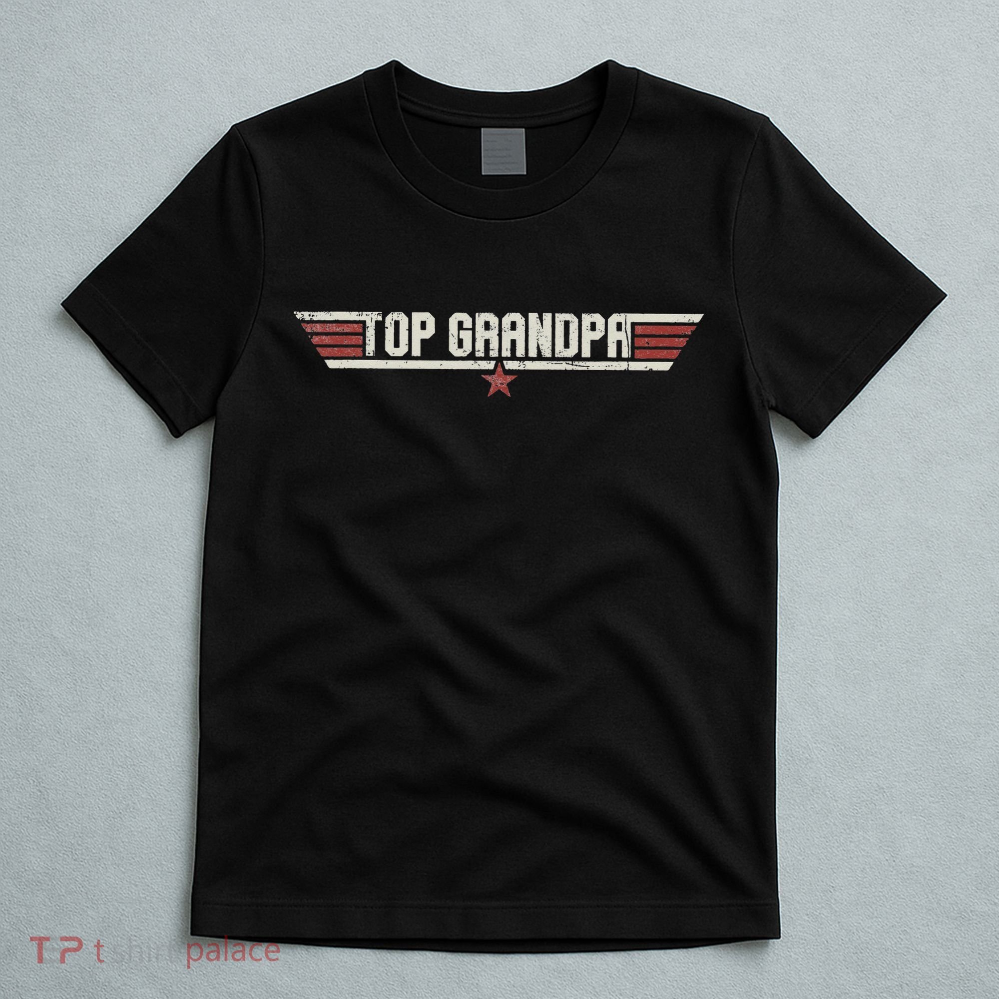 Top Grandpa Funny Vintage 80s 80's Grandfather Father's Day T-Shirt
