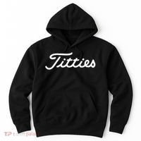 Titties Gift Funny Saying Golfer Golfing Gift Hoodie thumb 0
