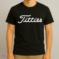 Titties Gift Funny Saying Golfer Golfing Gift T-Shirt thumb 3