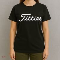 Titties Gift Funny Saying Golfer Golfing Gift T-Shirt thumb 4