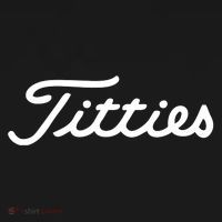 Titties Gift Funny Saying Golfer Golfing Gift Women's Hoodie thumb 2