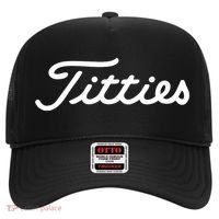 Titties Gift Funny Saying Golfer Golfing Gift Hat thumb 0