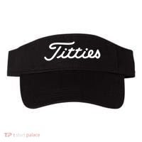 Titties Gift Funny Saying Golfer Golfing Gift Visor thumb 0