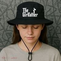 The Girl Father Gift Funny Dad Best FatherS Day Bucket Hat thumb 3
