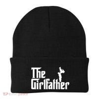 The Girl Father Gift Funny Dad Best FatherS Day Beanie thumb 0