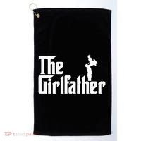 The Girl Father Gift Funny Dad Best FatherS Day Golf Towel thumb 0